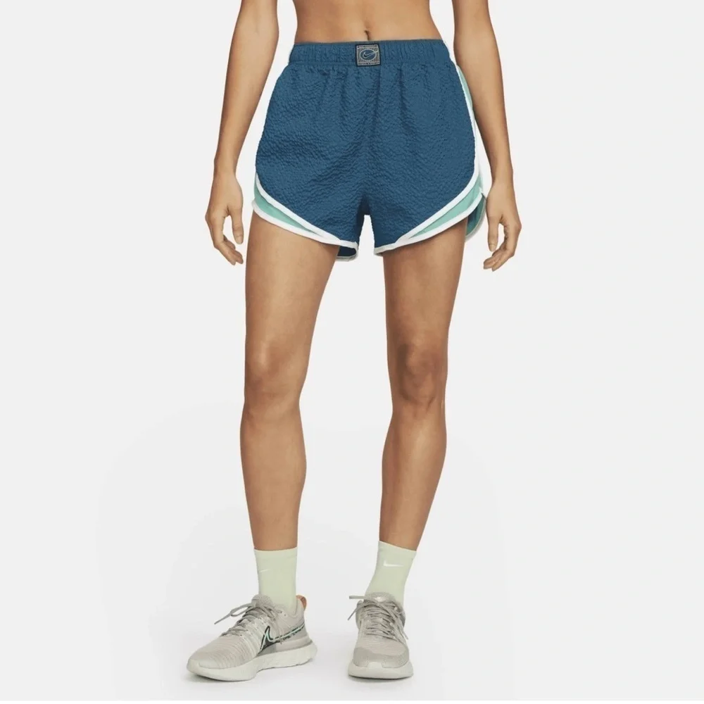 Nike Women's Shorts Nike Blue And Teal Running Athletic Shorts